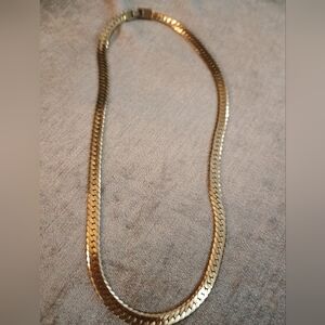 Elegant Gold  18" Herringbone Chain